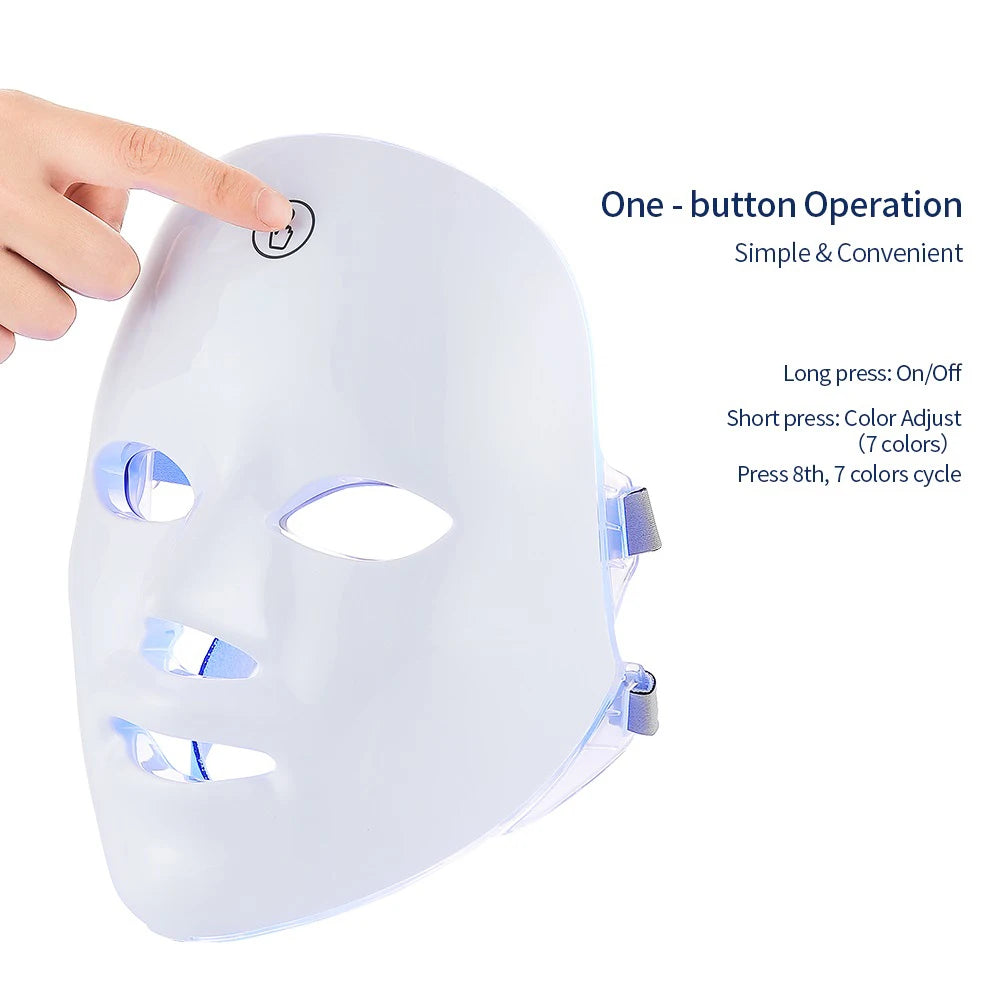 NovaNest: GlowPulse™ LED Skin Renewal Mask - Professional light therapy that helps support smoother, brighter, more youthful-looking skin from home.