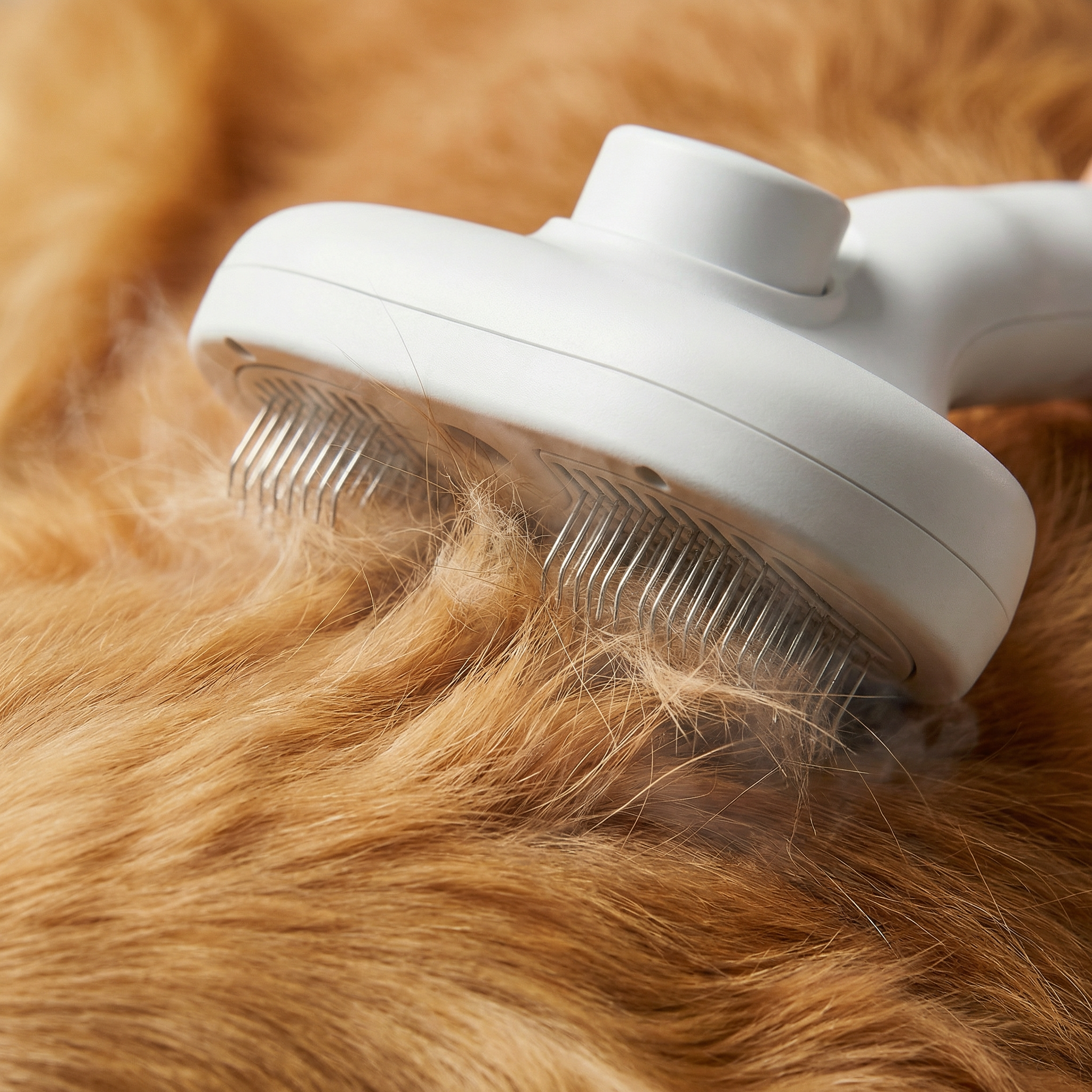 NovaNest: FurFree™ Steam Grooming Brush - Remove Loose Fur, Reduce Shedding, And Turn Grooming Into A Relaxing Experience For Your Pet.